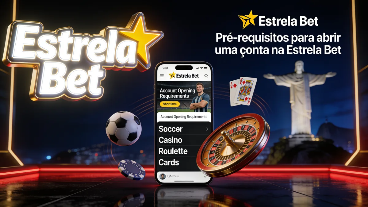 estrela bet no Brasil — Pré-requisitos para abrir uma conta na Estrela Bet
